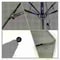 California Umbrella 9' Black Aluminum Market Patio Umbrella, Sunbrella Natural 194061335161 - alternate 3